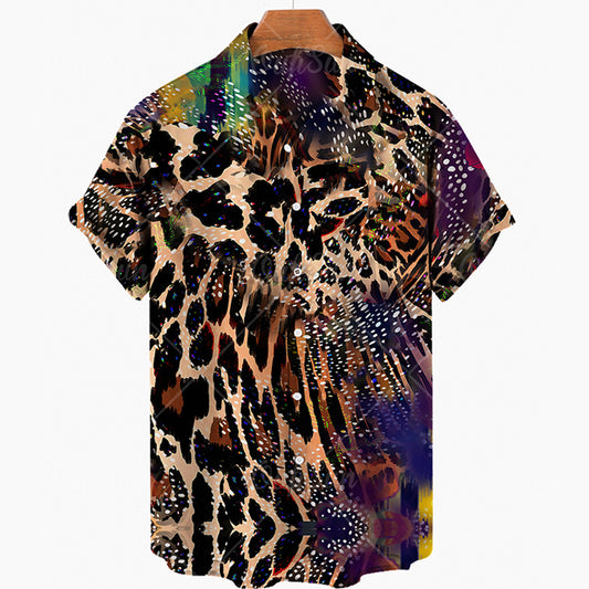 Jungle PRIDE Short Sleeve Beach Shirt