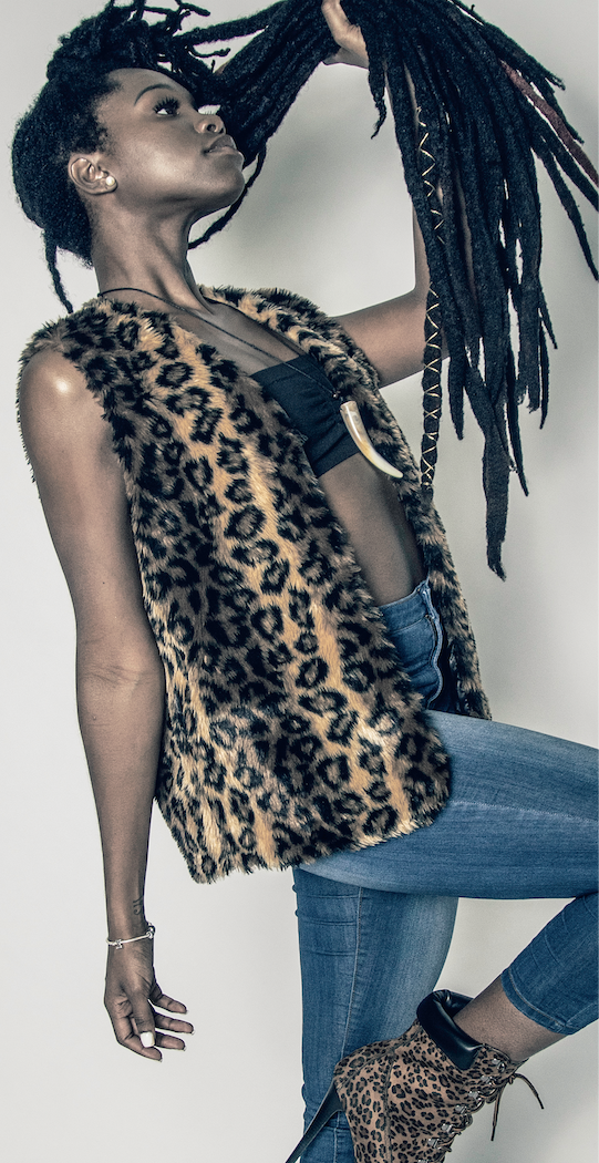 Pretty Kitty – Leopard Print (Faux Fur) Vest