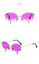 Chic Rimless Candy Color Crystal