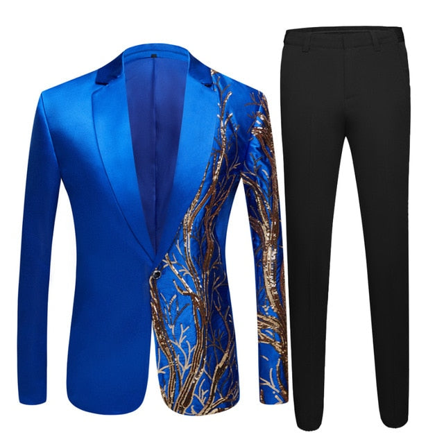 Men's Sexy Sequin Party Slim Fit | Wedding Party | Suit Jackets | sequined Blazer suits