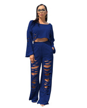 Casual Distress Two Piece