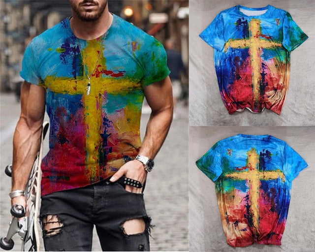 "Holy Juneteenth" Men | Vintage Short Sleeve T Shirts | O Collared | Tshirts Camiseta Mujer