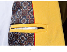 Men / Lemon Shawl Lapel / Slim – Plus Size /  Slim Fit Suit Jacket / Blazer